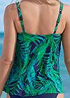 Detail back view Flowy Tankini Top