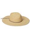 Flatshot  view Straw Cowboy Rhinestone Hat