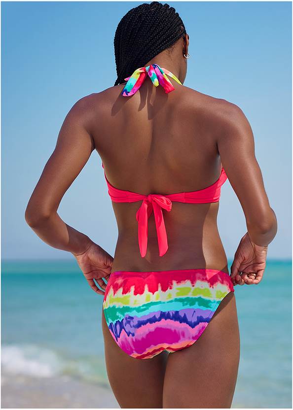 Back View Belize Halter Bikini Top