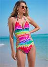 Cropped front view Spellbound Monokini