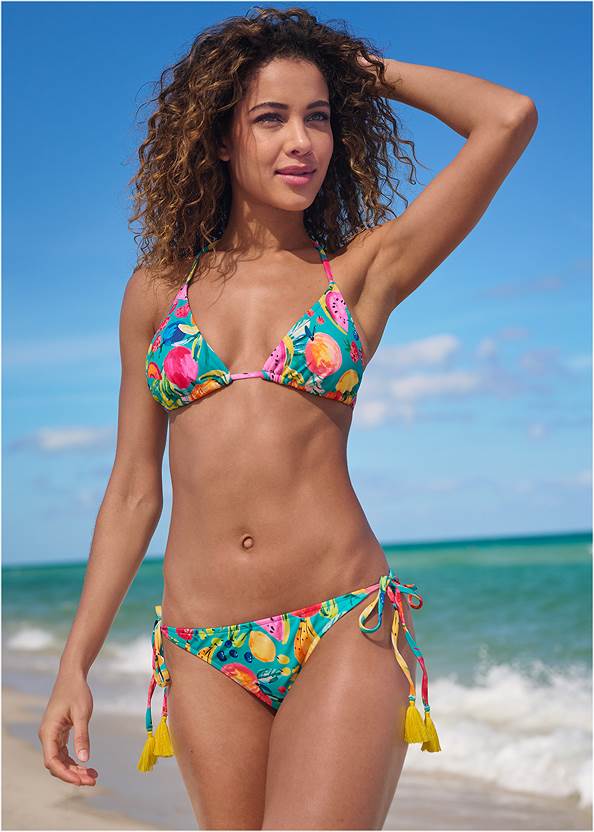 Full front view Bahama String Bikini Top