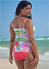 Back View Willow Ring Tankini Top