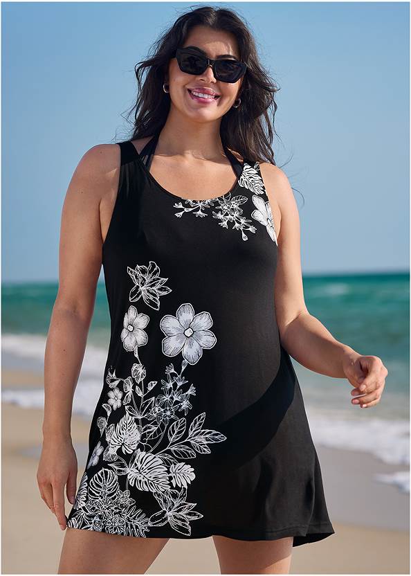 Plus Size Sleeveless Dress Cover-Up Cover Up | VENUS