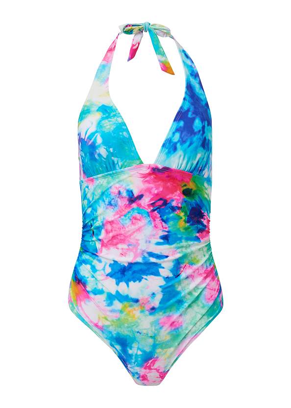 Ghost with background  view Halter One-Piece