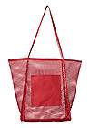 Full front view Mesh Beach Bag