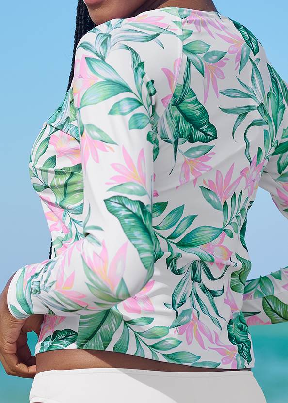 Detail back view Relaxed Fit Rash Guard