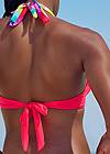 Detail back view Belize Halter Bikini Top