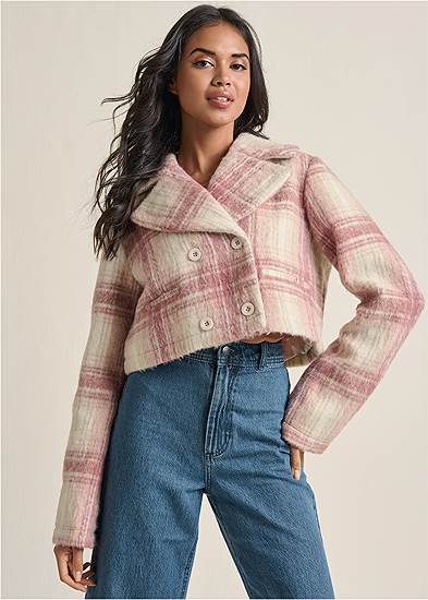 Crop Double Breasted Jacket