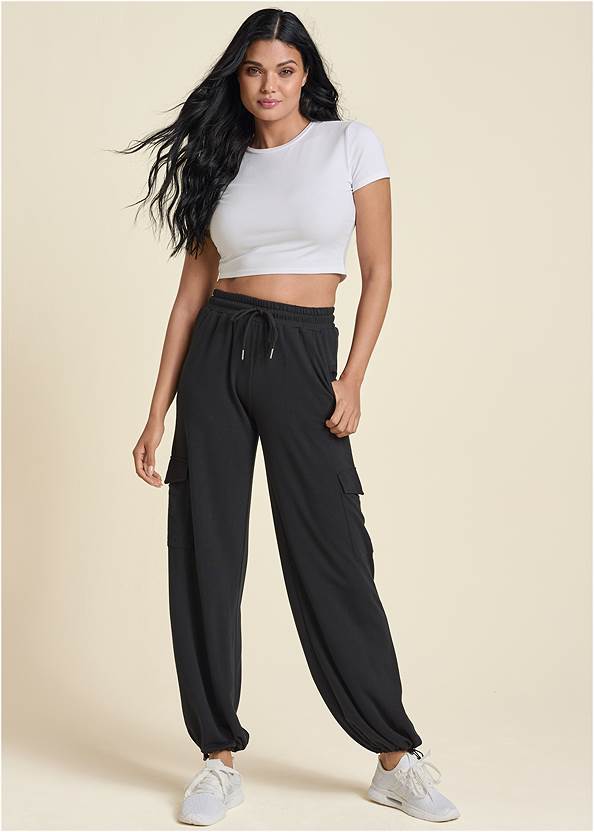 Full front view Cargo Lounge Pants