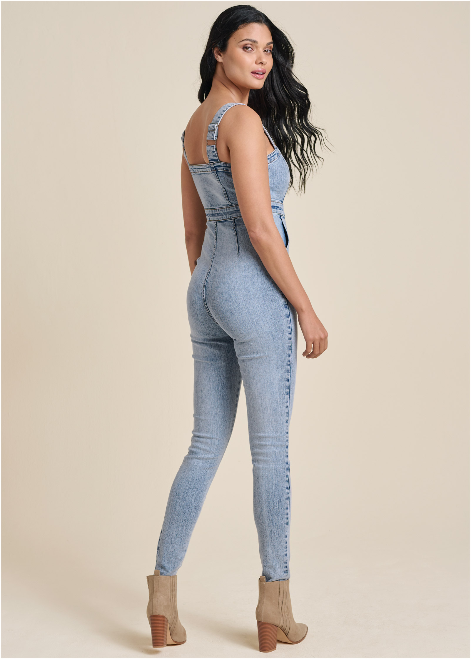 Venus jean cheap jumpsuit