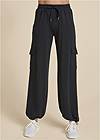 Waist down front view Cargo Lounge Pants