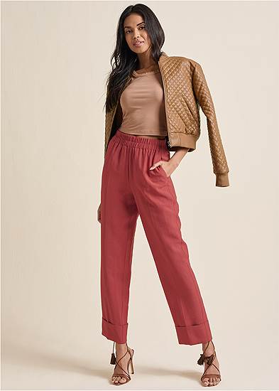 Tapered Pant With Cuff
