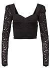 Ghost with background front view Lace Detail Top