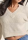 Detail front view V-Neck Sweater
