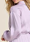 Detail back view Long Sleeve Shirt Dress