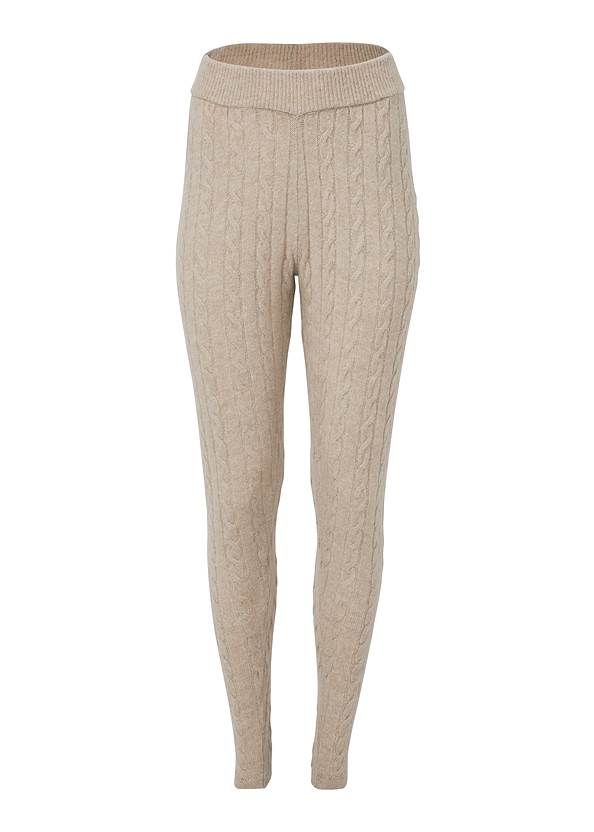 Ghost with background front view Cable Knit Leggings