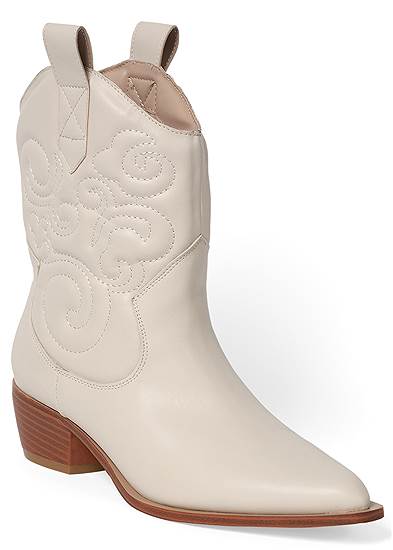 Pull-On Cowboy Booties