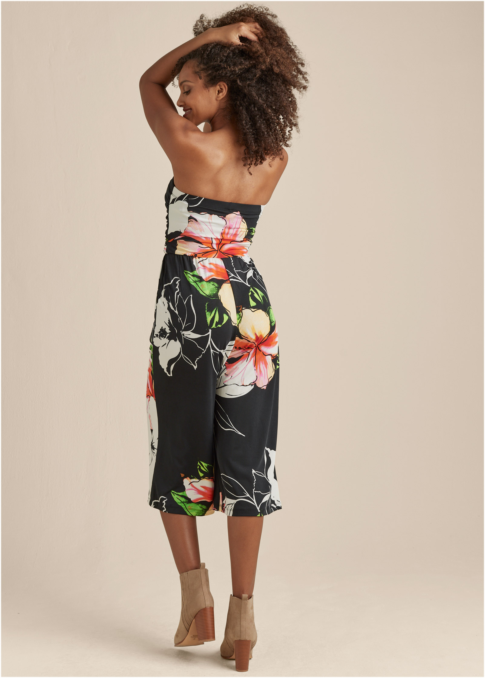 Strapless culotte sales jumpsuit