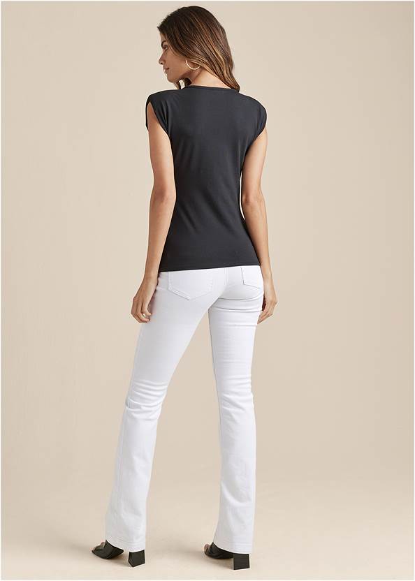 Back View Sleeveless Top