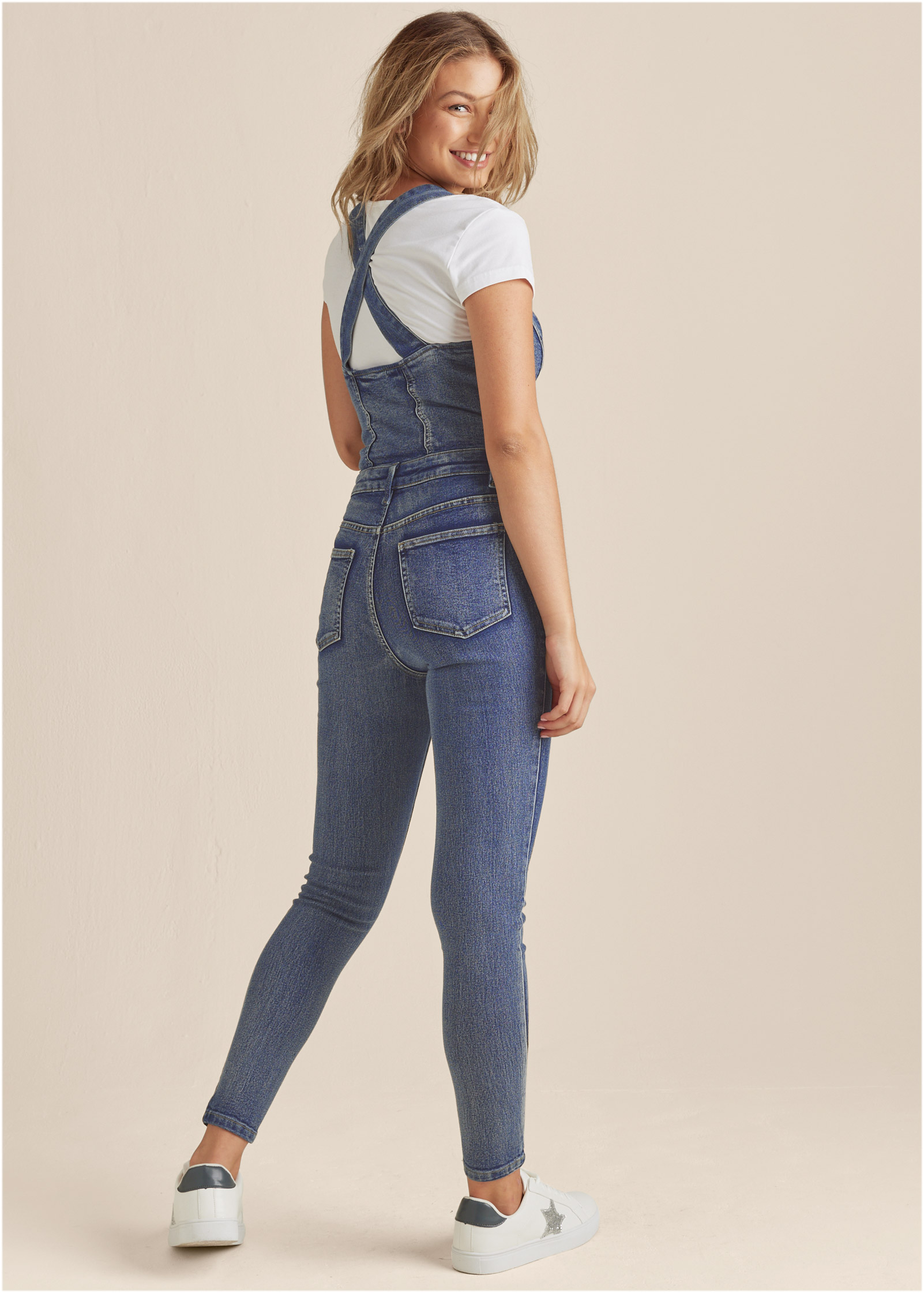 Venus store denim overalls