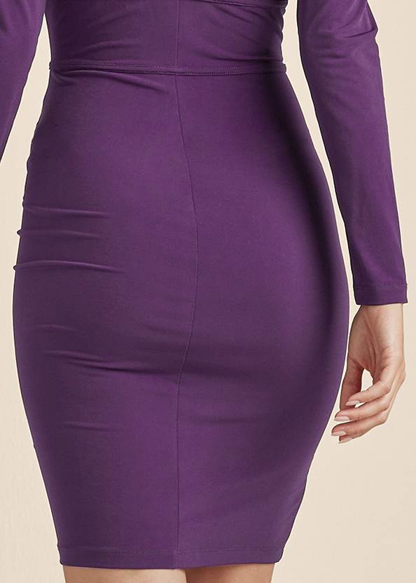 Womens Purple Bodycon Dresses