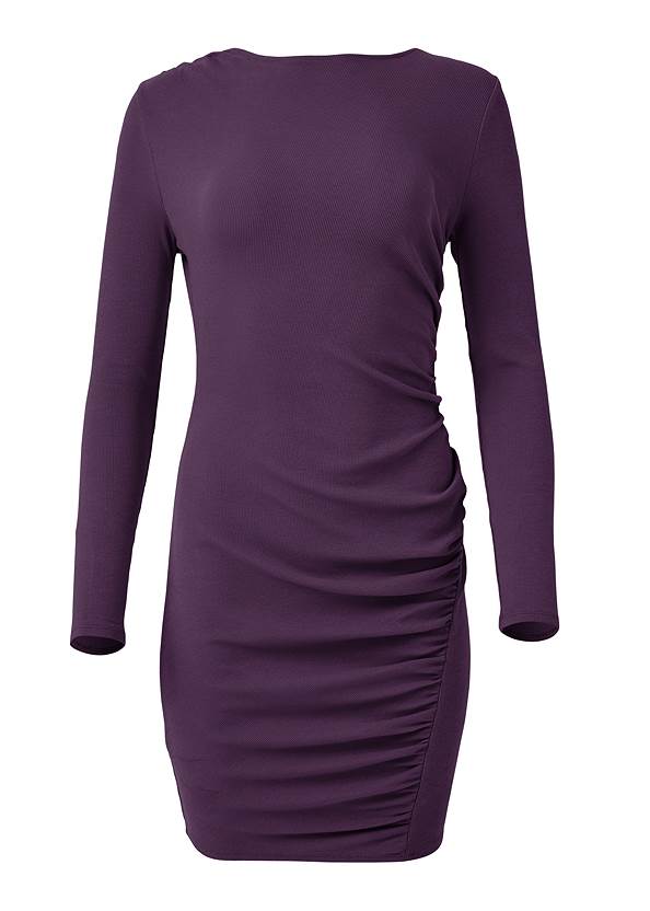 Ghost with background  view Boatneck Bodycon Mini Dress