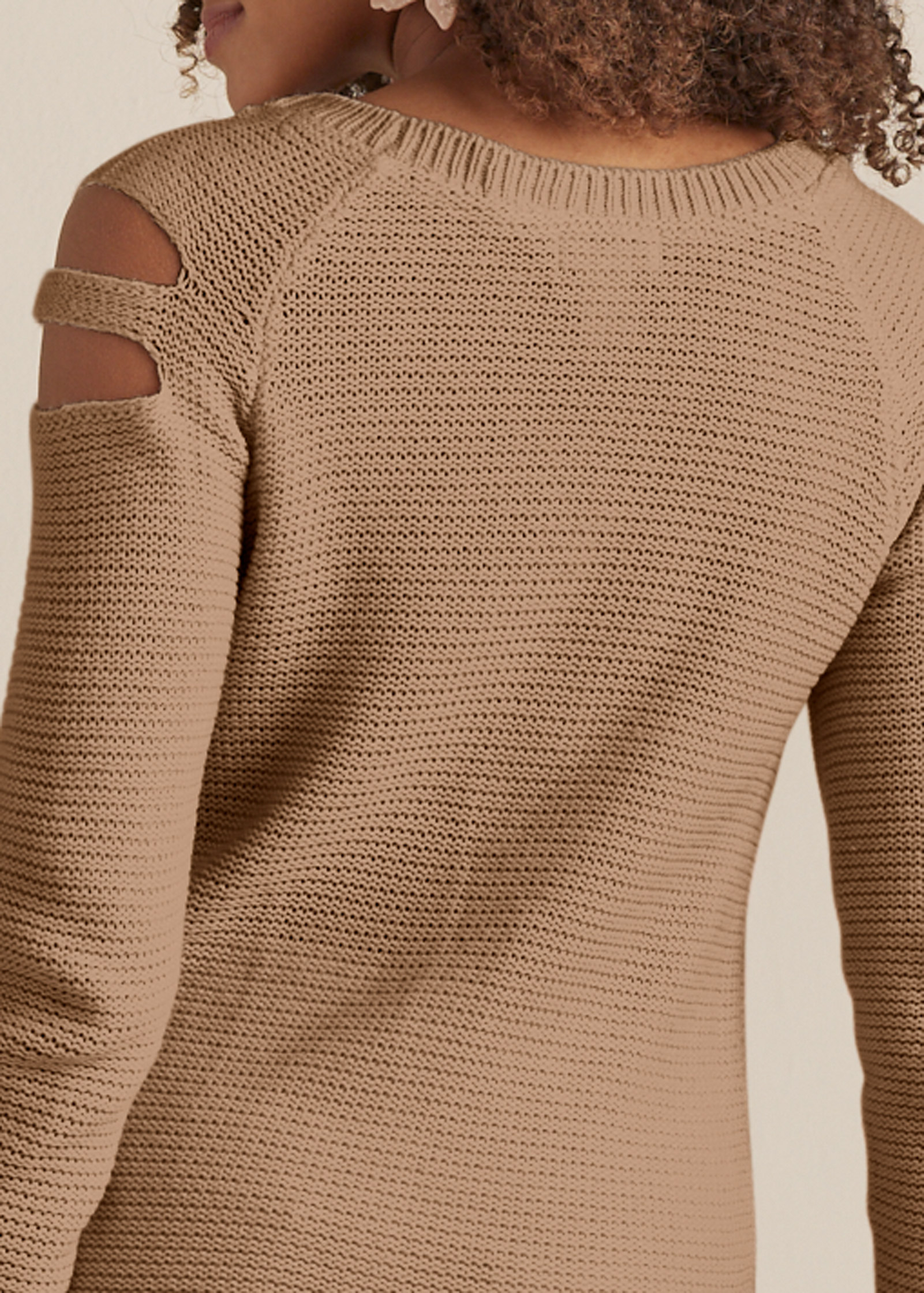 Sweater with hot sale arm cutouts