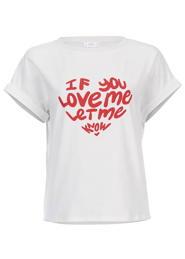 Ghost with background front view If You Love Me Graphic Tee