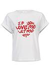 Ghost with background front view If You Love Me Graphic Tee