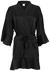 Ghost with background  view Ruffle Trim Robe