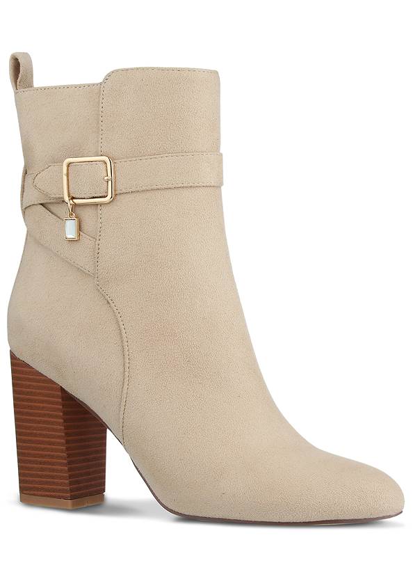 BUCKLE BOOTIES in Taupe | VENUS