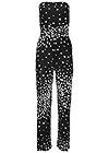 Ghost with background front view Strapless Printed Jumpsuit