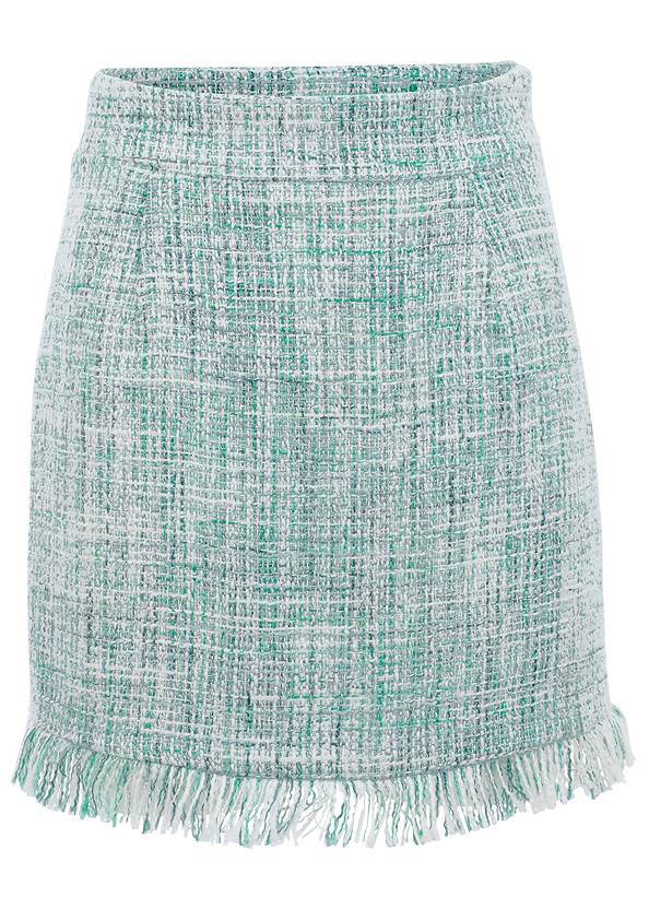 Ghost with background front view Terrace Tweed Mini Skirt