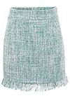 Ghost with background front view Terrace Tweed Mini Skirt