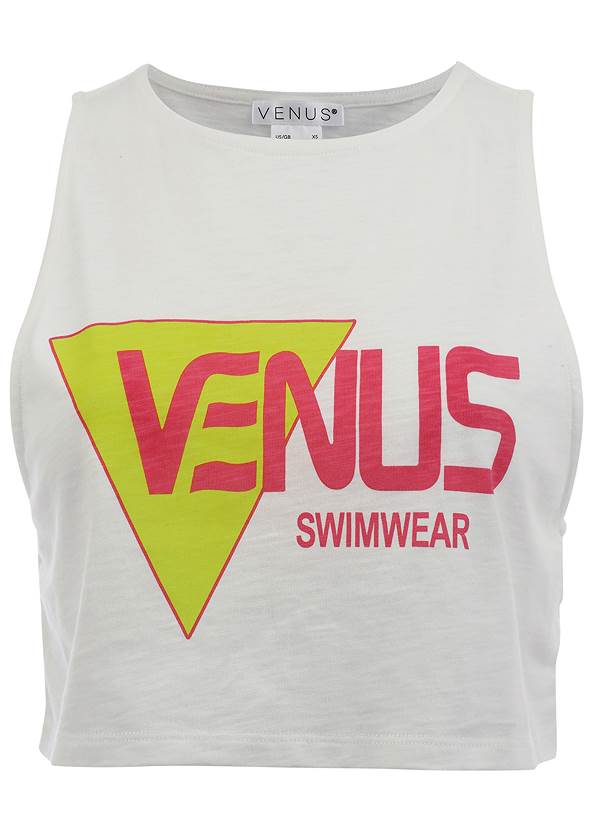 Ghost with background front view Venus Retro Logo Tank