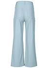Ghost with background back view Wide Leg Faux-Leather Pant