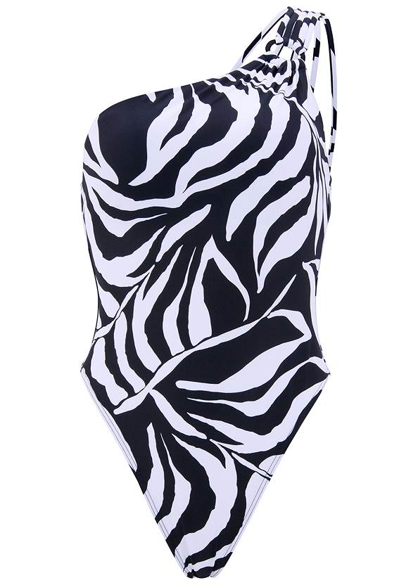 Ghost with background front view Strappy One-Piece