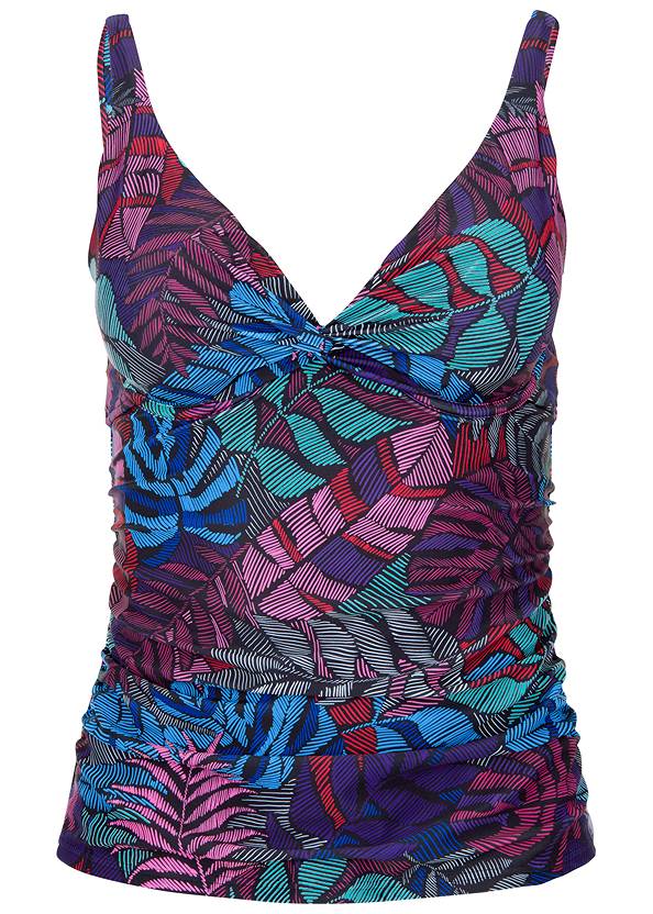 Ghost with background front view Twist Underwire Tankini Top