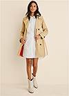 Front View The Perfect Trench Coat