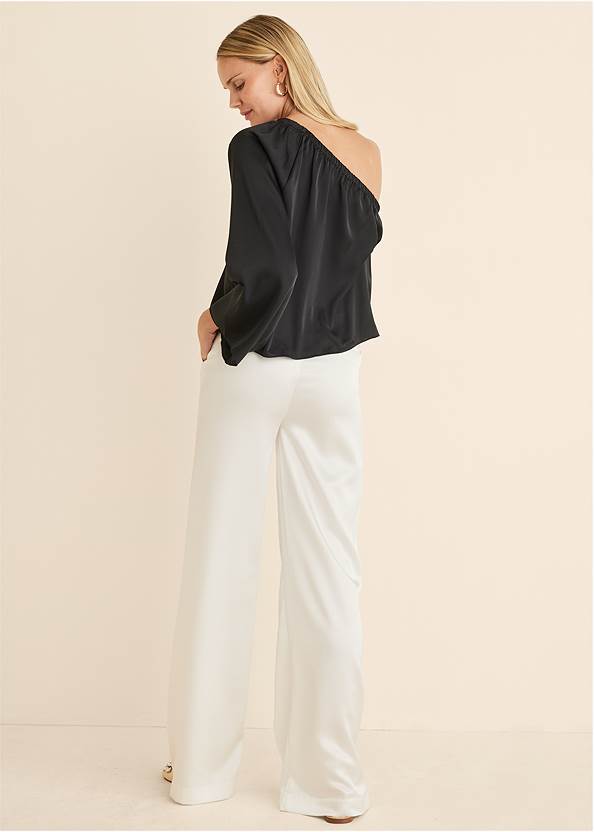 Full back view One Shoulder Top