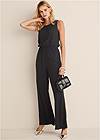 Full front view Sleeveless Jumpsuit
