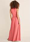 Back View Maxi Dress With Pockets