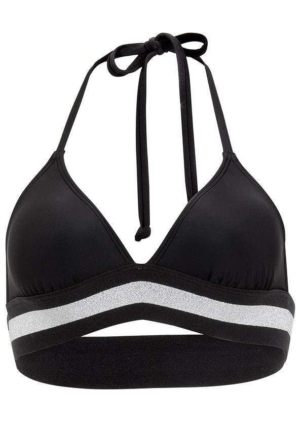 Ghost with background front view Triangle Bikini Top