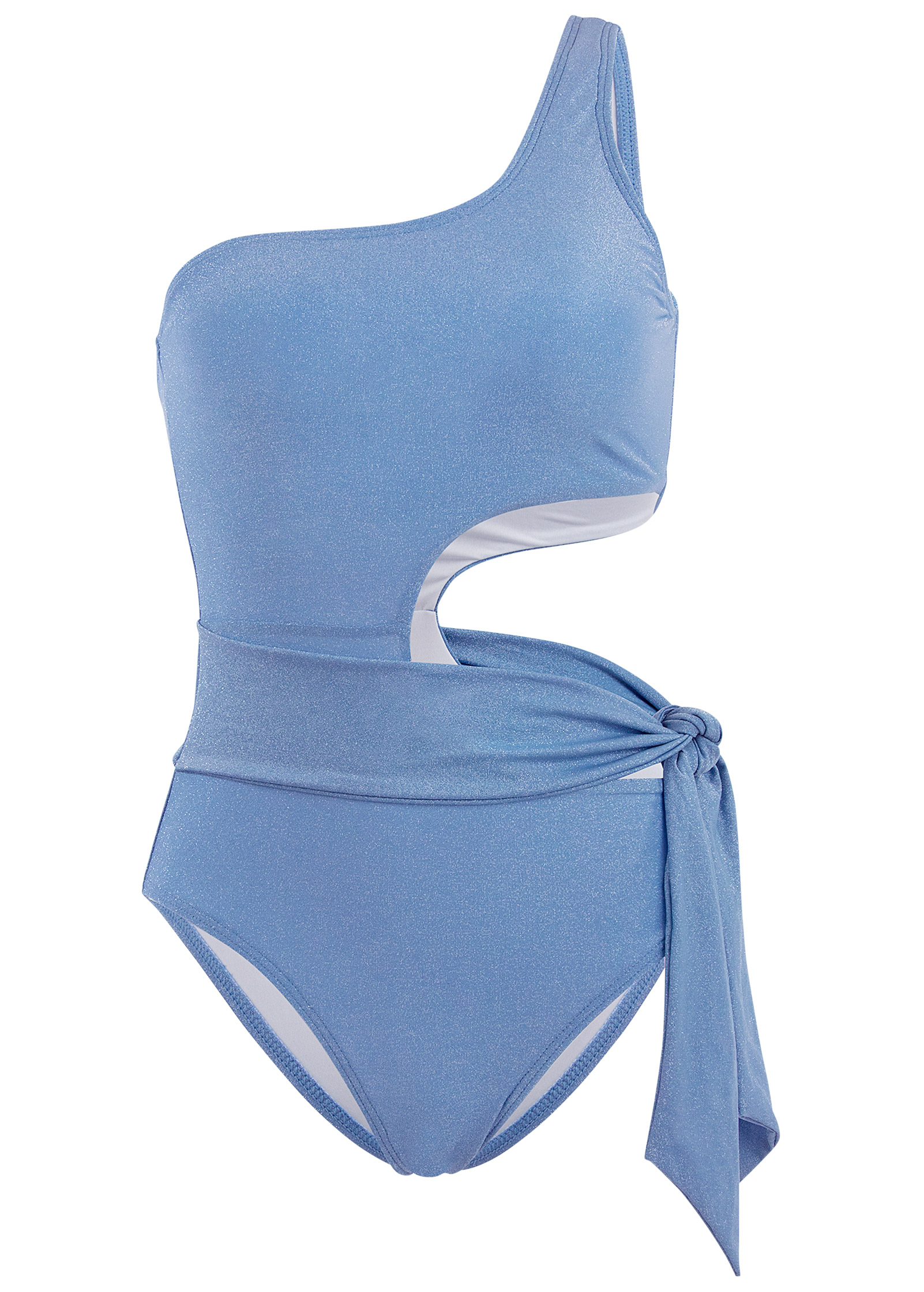 Shimmer One-Piece Swimsuit in Periwinkle Shine | VENUS