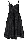 Ghost with background front view Paisley Eyelet Dress