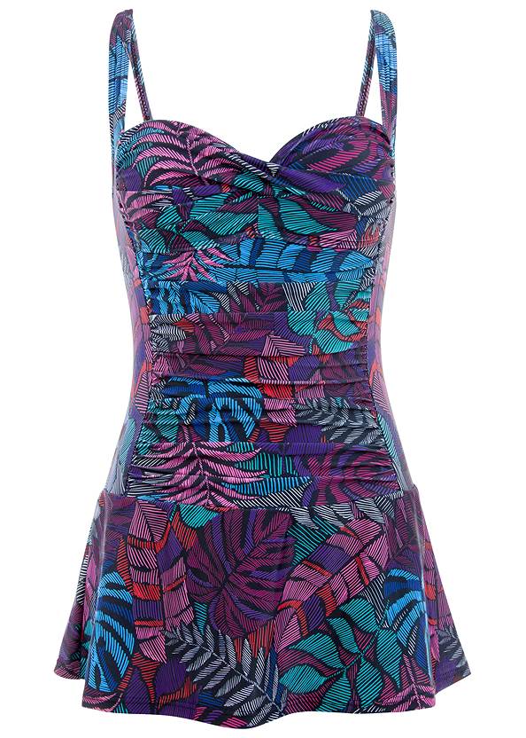 Ghost with background front view St. Tropez Swim Dress