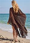 Back View Shimmer Kimono Cover-Up