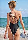 Full back view Strappy One-Piece