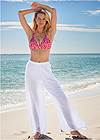 Full front view Palazzo Cover-Up Pants