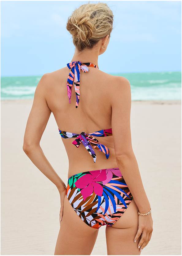 Back View Belize Halter Bikini Top